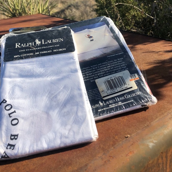 Vintage 1995 Polo Ralph Lauren Pillow Cases